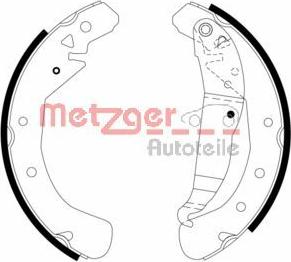 Metzger MG 967 - Kit ganasce freno autozon.pro