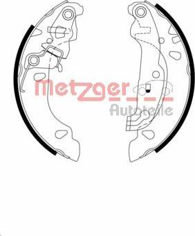 Metzger MG 976 - Kit ganasce freno autozon.pro