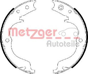 Metzger MG 110 - Kit ganasce, Freno stazionamento autozon.pro