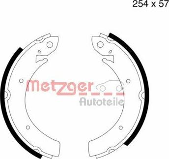 Metzger MG 809 - Kit ganasce freno autozon.pro