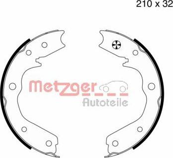 Metzger MG 817 - Kit ganasce, Freno stazionamento autozon.pro