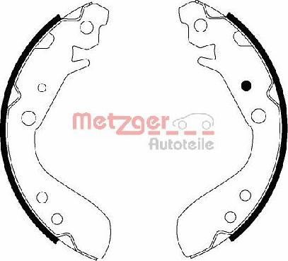 Metzger MG 830 - Kit ganasce freno autozon.pro