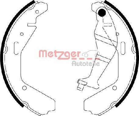 Metzger MG 829 - Kit ganasce freno autozon.pro