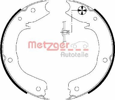 Metzger MG 203 - Kit ganasce, Freno stazionamento autozon.pro