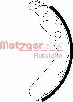 Metzger MG 202 - Kit ganasce freno autozon.pro