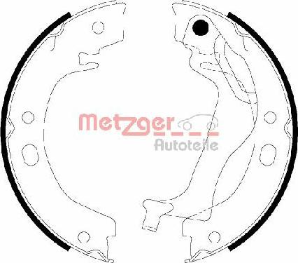 Metzger MG 212 - Kit ganasce, Freno stazionamento autozon.pro