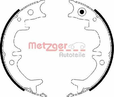 Metzger MG 220 - Kit ganasce, Freno stazionamento autozon.pro