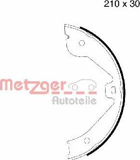 Metzger MG 790 - Kit ganasce, Freno stazionamento autozon.pro