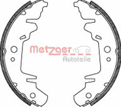 Metzger MG 718 - Kit ganasce freno autozon.pro