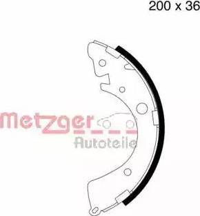 Metzger MG 739 - Kit ganasce freno autozon.pro