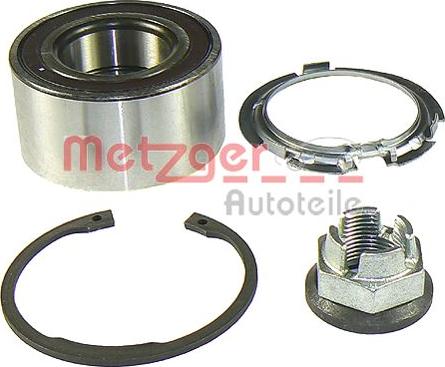 Metzger WM 155.80 - Kit cuscinetto ruota autozon.pro