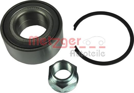 Metzger WM 3599 - Kit cuscinetto ruota autozon.pro