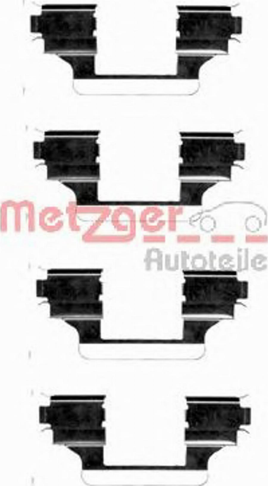 Metzger Z 1656 - Kit accessori, Pastiglia freno autozon.pro