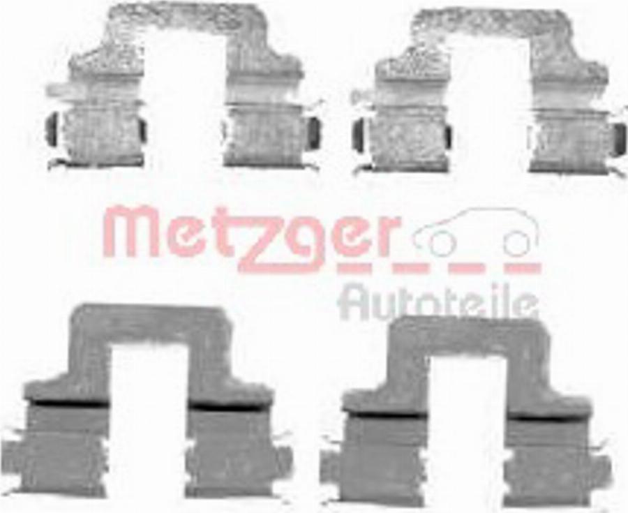 Metzger Z 1731 - Kit accessori, Pastiglia freno autozon.pro