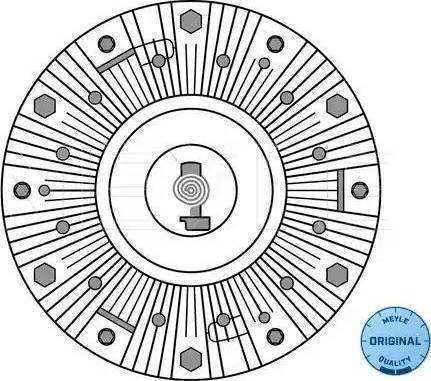 Meyle 034 234 0005 - Giunto di collegamento, Ventilatore radiatore autozon.pro