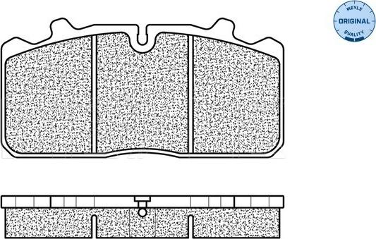 Meyle 025 290 8826/S - Kit pastiglie freno, Freno a disco autozon.pro