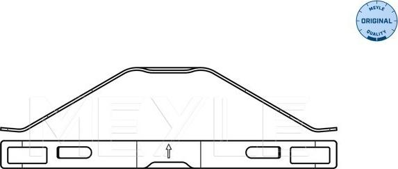 Meyle 025 290 8730/S - Kit pastiglie freno, Freno a disco autozon.pro