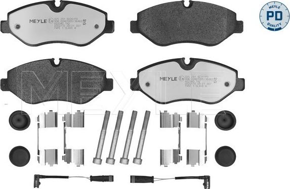 Meyle 025 291 9220/PD - Kit pastiglie freno, Freno a disco autozon.pro