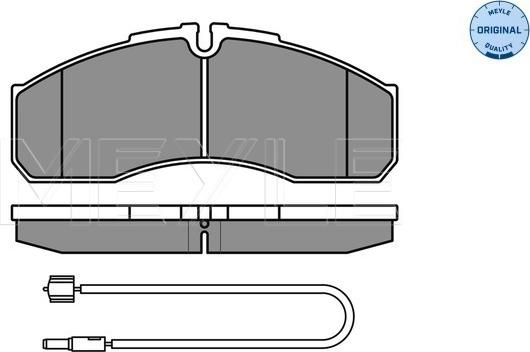 Meyle 025 291 6020/W - Kit pastiglie freno, Freno a disco autozon.pro