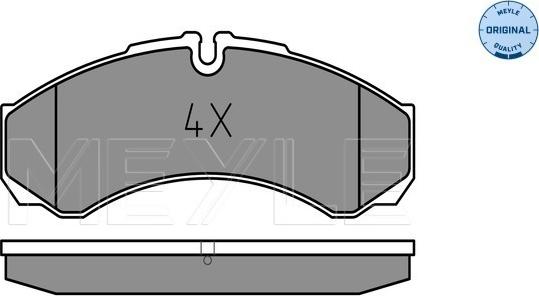 Meyle 025 291 2120 - Kit pastiglie freno, Freno a disco autozon.pro