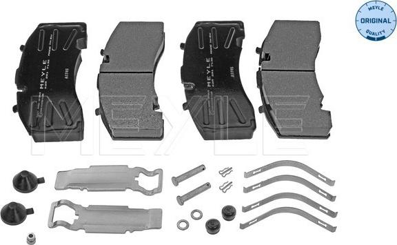 Meyle 025 291 7130 - Kit pastiglie freno, Freno a disco autozon.pro