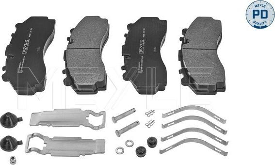 Meyle 025 293 3130/PD - Kit pastiglie freno, Freno a disco autozon.pro