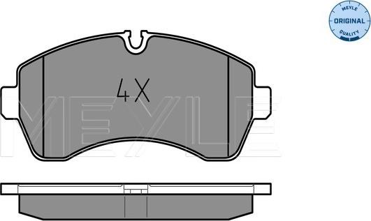 Meyle 025 292 0020 - Kit pastiglie freno, Freno a disco autozon.pro