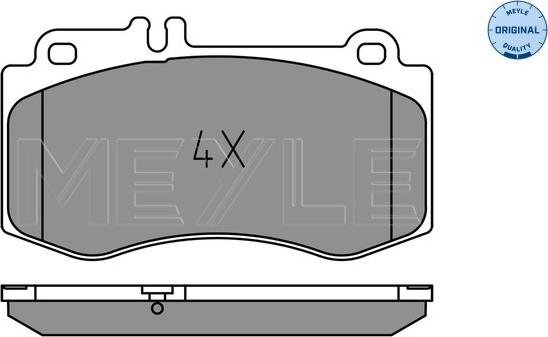 Meyle 025 249 7618 - Kit pastiglie freno, Freno a disco autozon.pro