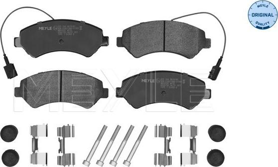 Meyle 025 244 6619/W1 - Kit pastiglie freno, Freno a disco autozon.pro