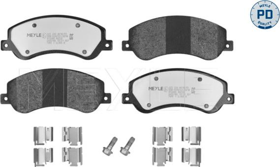 Meyle 025 244 8418/PD - Kit pastiglie freno, Freno a disco autozon.pro