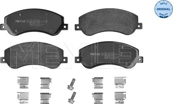 Meyle 025 244 8418 - Kit pastiglie freno, Freno a disco autozon.pro