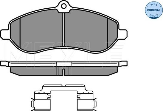 Meyle 025 245 9518/W - Kit pastiglie freno, Freno a disco autozon.pro