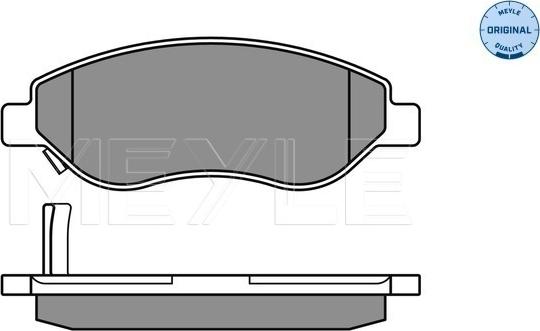 Meyle 025 245 5019/W - Kit pastiglie freno, Freno a disco autozon.pro