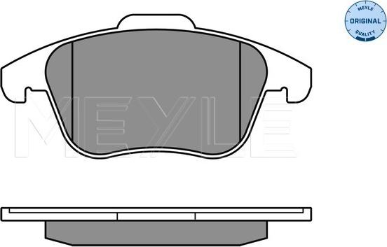 Meyle 025 245 5719 - Kit pastiglie freno, Freno a disco autozon.pro