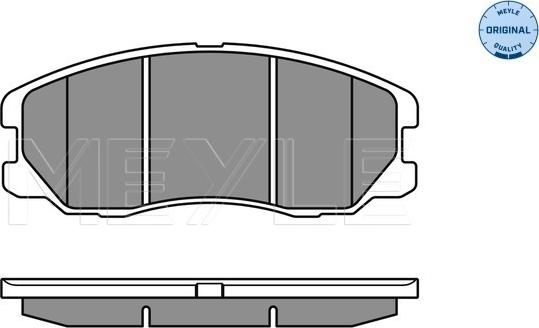 Meyle 025 245 1016/W - Kit pastiglie freno, Freno a disco autozon.pro