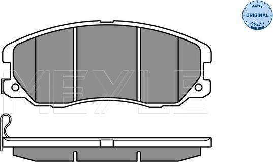 Meyle 025 245 1016/W - Kit pastiglie freno, Freno a disco autozon.pro