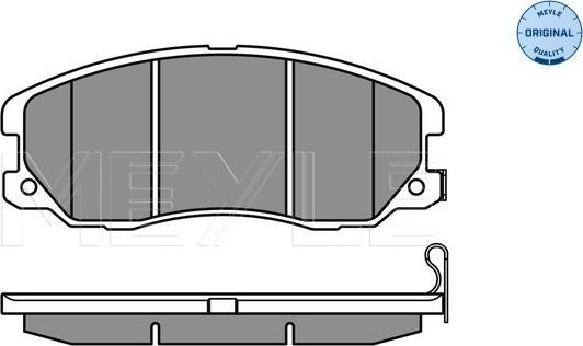 Meyle 025 245 1016/W - Kit pastiglie freno, Freno a disco autozon.pro