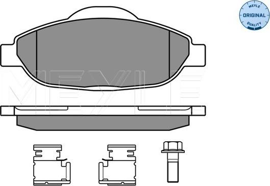 Meyle 025 246 6017 - Kit pastiglie freno, Freno a disco autozon.pro