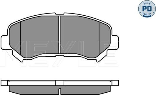 Meyle 025 246 3217/PD - Kit pastiglie freno, Freno a disco autozon.pro