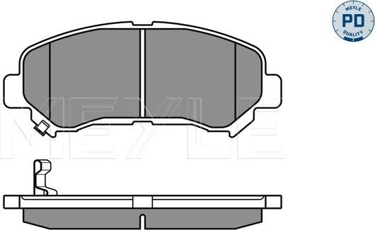 Meyle 025 246 3217/PD - Kit pastiglie freno, Freno a disco autozon.pro