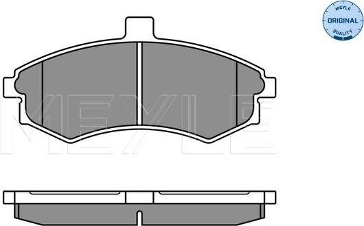 Meyle 025 240 3117/W - Kit pastiglie freno, Freno a disco autozon.pro