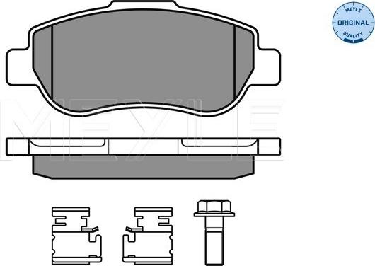 Meyle 025 240 7217/W - Kit pastiglie freno, Freno a disco autozon.pro