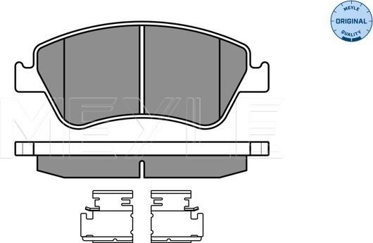 Meyle 025 241 2219/W - Kit pastiglie freno, Freno a disco autozon.pro