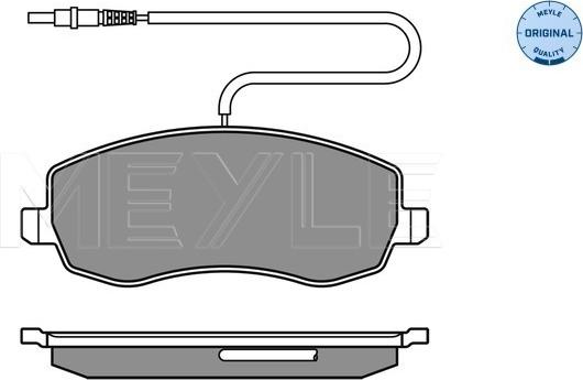 Meyle 025 248 3919/W - Kit pastiglie freno, Freno a disco autozon.pro