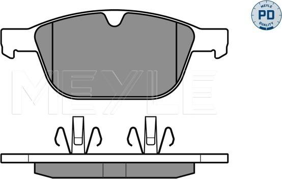 Meyle 025 243 9920/PD - Kit pastiglie freno, Freno a disco autozon.pro