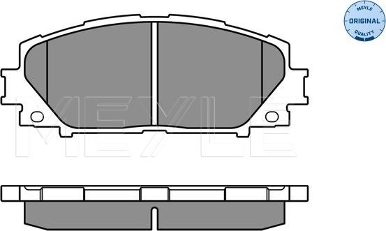 Meyle 025 243 4717 - Kit pastiglie freno, Freno a disco autozon.pro