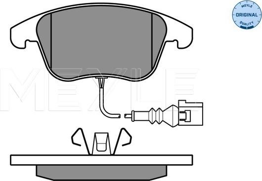 Meyle 025 243 3219/W - Kit pastiglie freno, Freno a disco autozon.pro