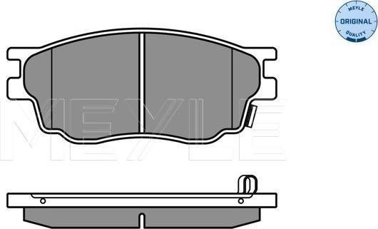 Meyle 025 242 4616/W - Kit pastiglie freno, Freno a disco autozon.pro