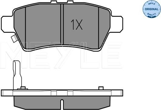 Meyle 025 242 4016/W - Kit pastiglie freno, Freno a disco autozon.pro