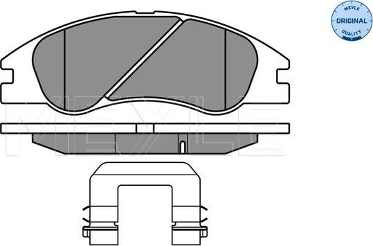 Meyle 025 242 1817/W - Kit pastiglie freno, Freno a disco autozon.pro